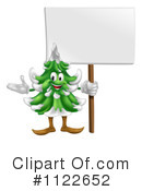 Christmas Tree Clipart #1122652 by AtStockIllustration