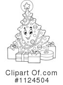 Christmas Tree Clipart #1124504 by visekart