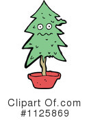 Christmas Tree Clipart #1125869 by lineartestpilot