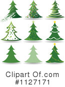 Christmas Tree Clipart #1127171 by dero