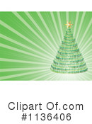 Christmas Tree Clipart #1136406 by Andrei Marincas