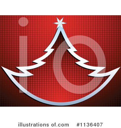 Royalty-Free (RF) Christmas Tree Clipart Illustration by Andrei Marincas - Stock Sample #1136407