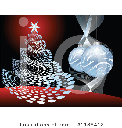 Royalty-Free (RF) Christmas Tree Clipart Illustration by Andrei Marincas - Stock Sample #1136412
