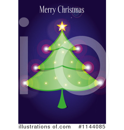 Royalty-Free (RF) Christmas Tree Clipart Illustration by Paulo Resende - Stock Sample #1144085