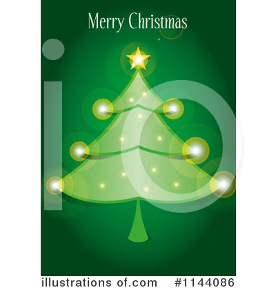 Royalty-Free (RF) Christmas Tree Clipart Illustration by Paulo Resende - Stock Sample #1144086