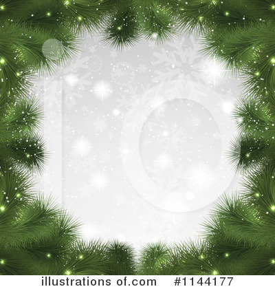 Royalty-Free (RF) Christmas Tree Clipart Illustration by KJ Pargeter - Stock Sample #1144177