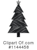 Christmas Tree Clipart #1144458 by Andrei Marincas