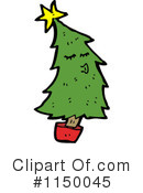 Christmas Tree Clipart #1150045 by lineartestpilot