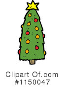 Christmas Tree Clipart #1150047 by lineartestpilot