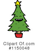 Christmas Tree Clipart #1150048 by lineartestpilot