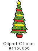 Christmas Tree Clipart #1150066 by lineartestpilot