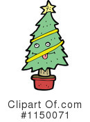 Christmas Tree Clipart #1150071 by lineartestpilot