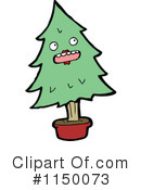 Christmas Tree Clipart #1150073 by lineartestpilot