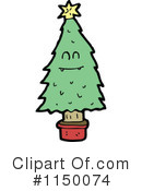 Christmas Tree Clipart #1150074 by lineartestpilot