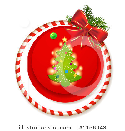 Christmas Tree Clipart #1156043 by merlinul