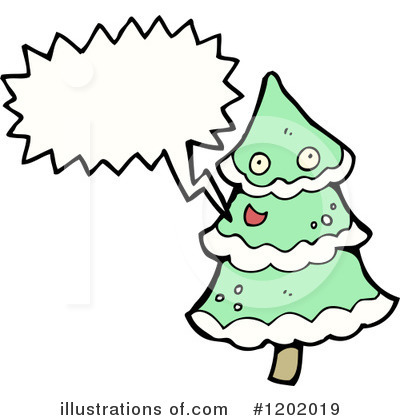 Royalty-Free (RF) Christmas Tree Clipart Illustration by lineartestpilot - Stock Sample #1202019
