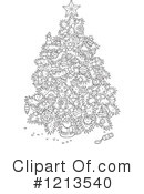 Christmas Tree Clipart #1213540 by Alex Bannykh