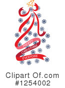 Christmas Tree Clipart #1254002 by Cherie Reve