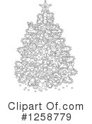 Christmas Tree Clipart #1258779 by Alex Bannykh