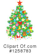 Christmas Tree Clipart #1258783 by Alex Bannykh