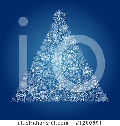 Royalty-Free (RF) Christmas Tree Clipart Illustration by OnFocusMedia - Stock Sample #1260691