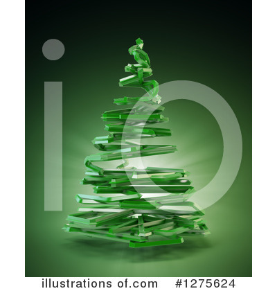 Royalty-Free (RF) Christmas Tree Clipart Illustration by Mopic - Stock Sample #1275624