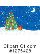 Christmas Tree Clipart #1276428 by Alex Bannykh