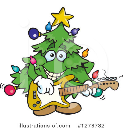Royalty-Free (RF) Christmas Tree Clipart Illustration by Dennis Holmes Designs - Stock Sample #1278732