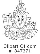 Christmas Tree Clipart #1347371 by visekart