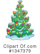 Christmas Tree Clipart #1347379 by visekart