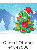 Christmas Tree Clipart #1347386 by visekart