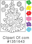 Christmas Tree Clipart #1351643 by visekart