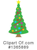 Christmas Tree Clipart #1365889 by visekart