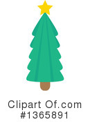 Christmas Tree Clipart #1365891 by visekart