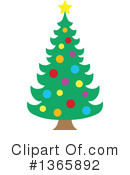 Christmas Tree Clipart #1365892 by visekart