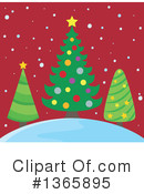 Christmas Tree Clipart #1365895 by visekart