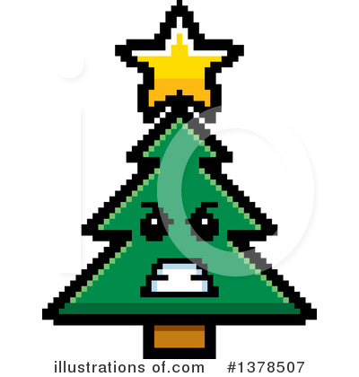 Royalty-Free (RF) Christmas Tree Clipart Illustration by Cory Thoman - Stock Sample #1378507