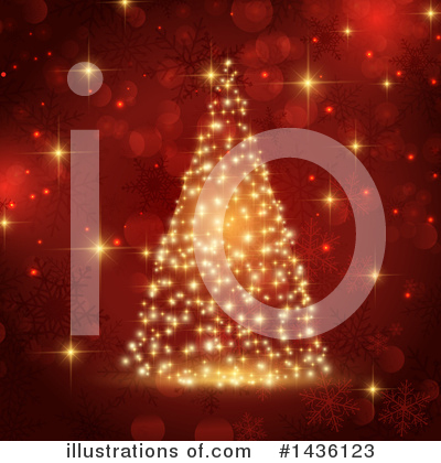 Royalty-Free (RF) Christmas Tree Clipart Illustration by KJ Pargeter - Stock Sample #1436123