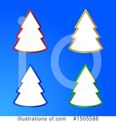 Royalty-Free (RF) Christmas Tree Clipart Illustration by elaineitalia - Stock Sample #1505586