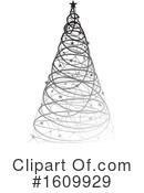 Christmas Tree Clipart #1609929 by dero