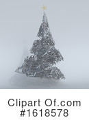 Christmas Tree Clipart #1618578 by KJ Pargeter