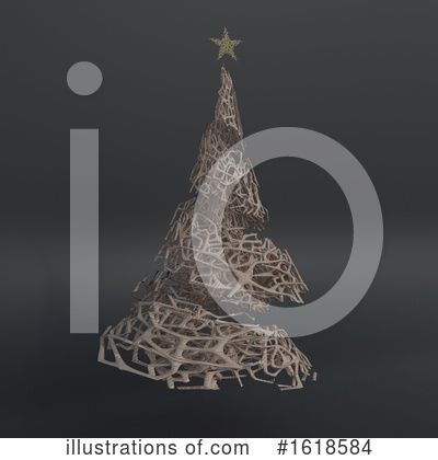 Royalty-Free (RF) Christmas Tree Clipart Illustration by KJ Pargeter - Stock Sample #1618584
