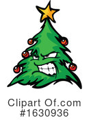 Christmas Tree Clipart #1630936 by Chromaco