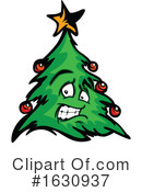 Christmas Tree Clipart #1630937 by Chromaco