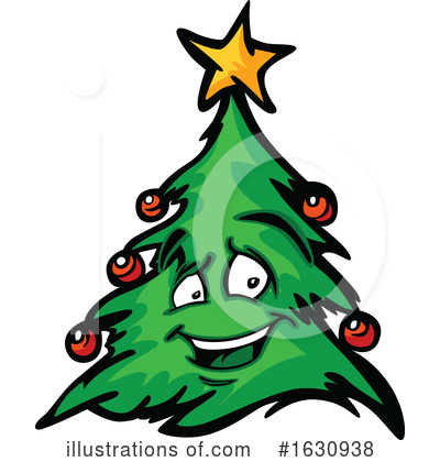 Royalty-Free (RF) Christmas Tree Clipart Illustration by Chromaco - Stock Sample #1630938