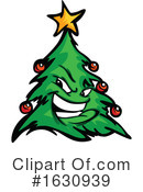 Christmas Tree Clipart #1630939 by Chromaco