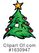 Christmas Tree Clipart #1630947 by Chromaco