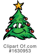 Christmas Tree Clipart #1630953 by Chromaco