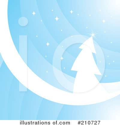 Royalty-Free (RF) Christmas Tree Clipart Illustration by MilsiArt - Stock Sample #210727