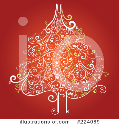 Royalty-Free (RF) Christmas Tree Clipart Illustration by OnFocusMedia - Stock Sample #224089